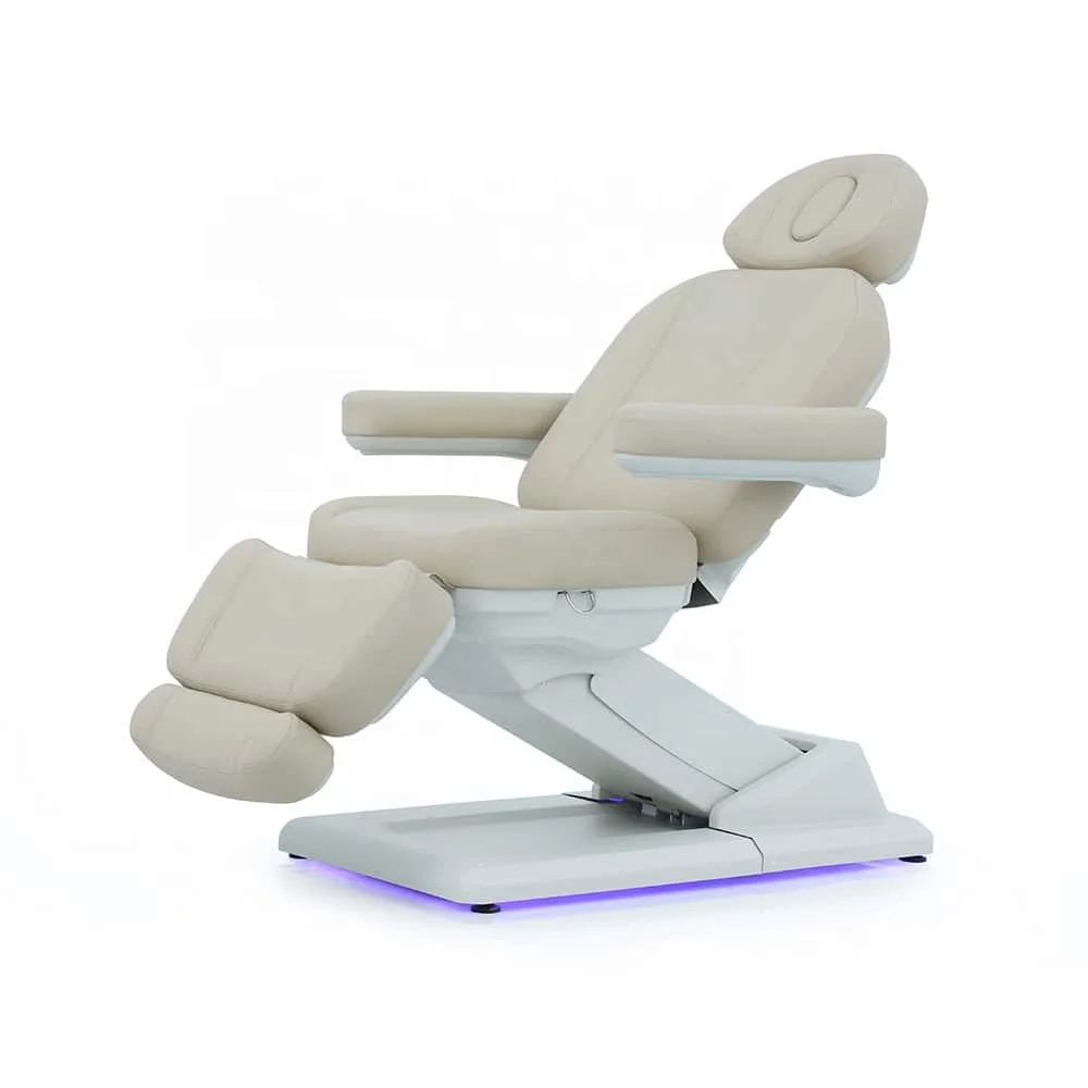4 Motor Electric Lift Cosmetic Esthetician Beauty Salon Spa Lash Facial Dermatology Aesthetic Dermatology Chair Table De Massage