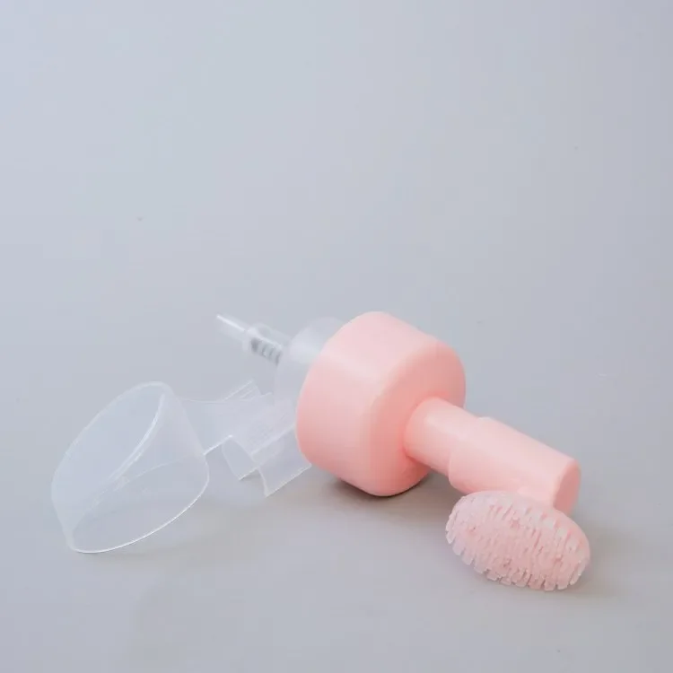 Plastic 150 Ml Foamer Bottle facial cleanser With foam Brush Pump