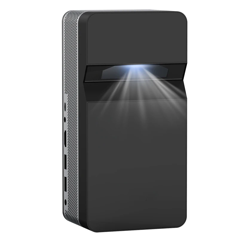 [2022 New Super Ultra short focus Projector] Native 1080p DLP Short Throw Projector Android Full HD Portable Home Projector