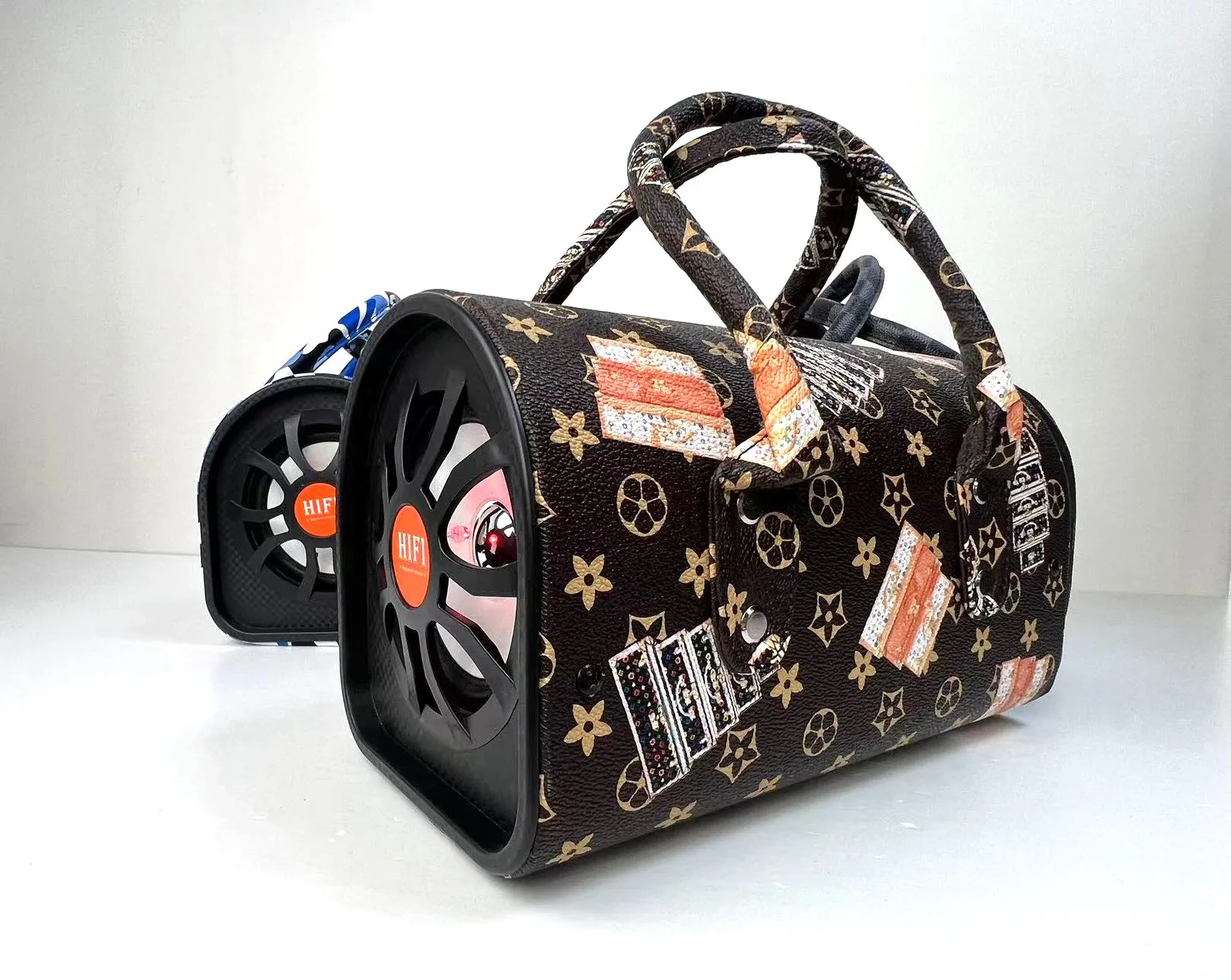 TTD-401/501/601 Full-size 4&5&6 Inches Portable Wireless BT Stereo TF Card FM Outdoor Karaoke Handbag Speaker