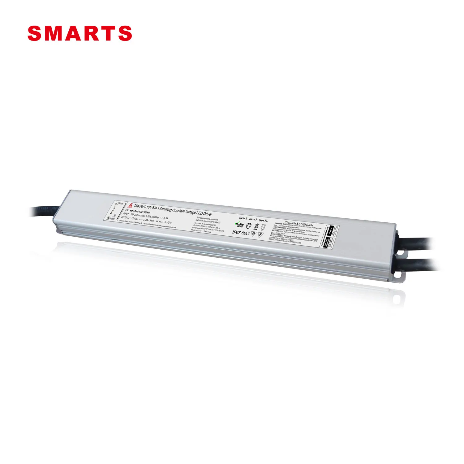 Slimmest triac + 0-10v led supply 12v 36w 36w led dimming driver