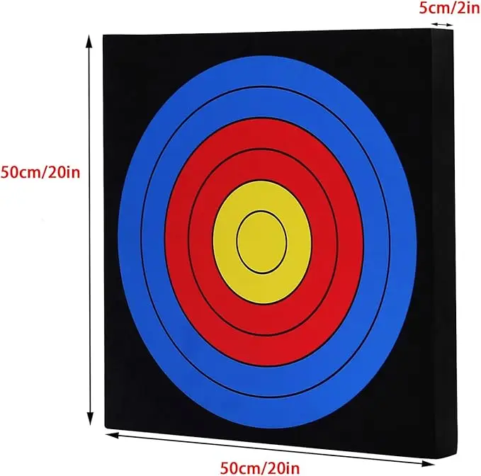 Легкая пена высокой плотности 50x50x5 см Многоуровневая охотничья стрельба