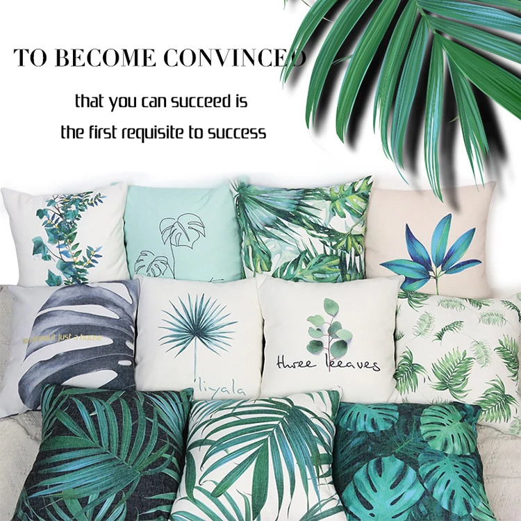 Simple pillow light luxury living room sofa high-end leather pillowcase custom Nordic modern cushion