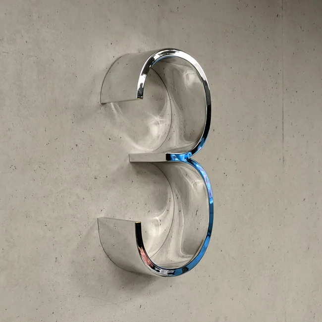 Custom Store Outdoor Shop Company Metal Indoor Logo Sign Business Letter Sign 3D Logo