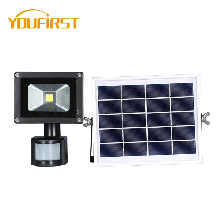 2024 Chinese Manufacturer Long Lasting Garden Aluminum 10 W Led Solar Flood Lamp