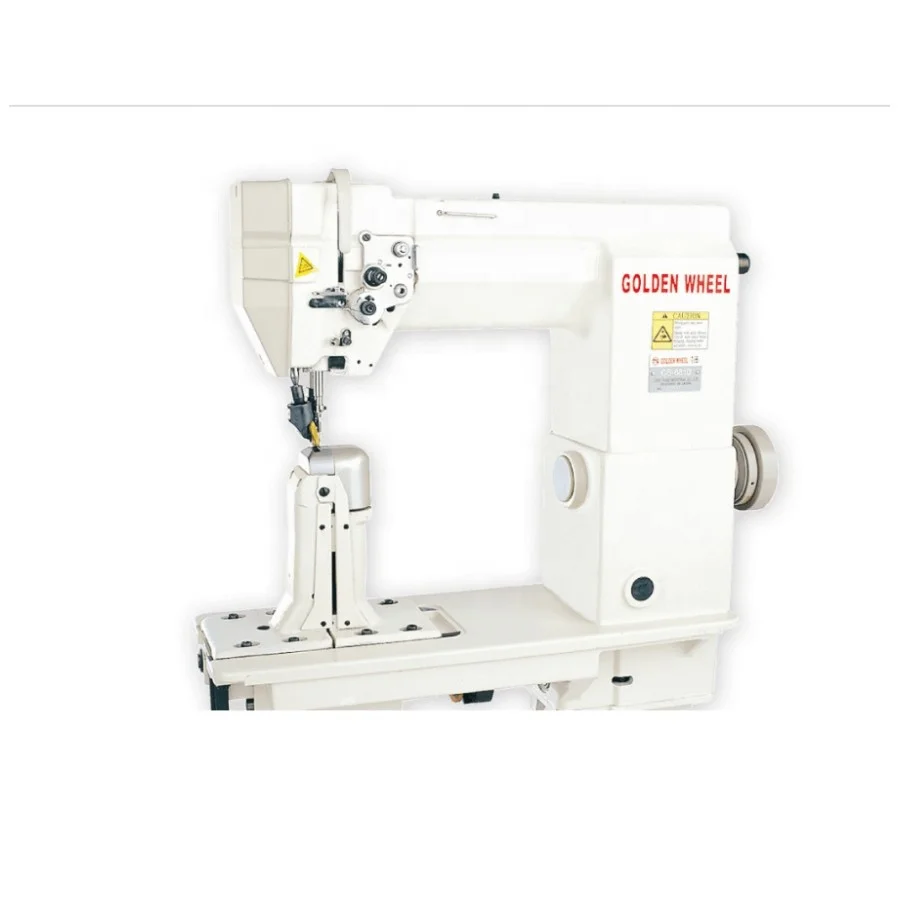 Taiwanese Golden Wheel CS-8810 Single Needle, Needle Feed Postbed Sewing Machine for Shoes Sewing