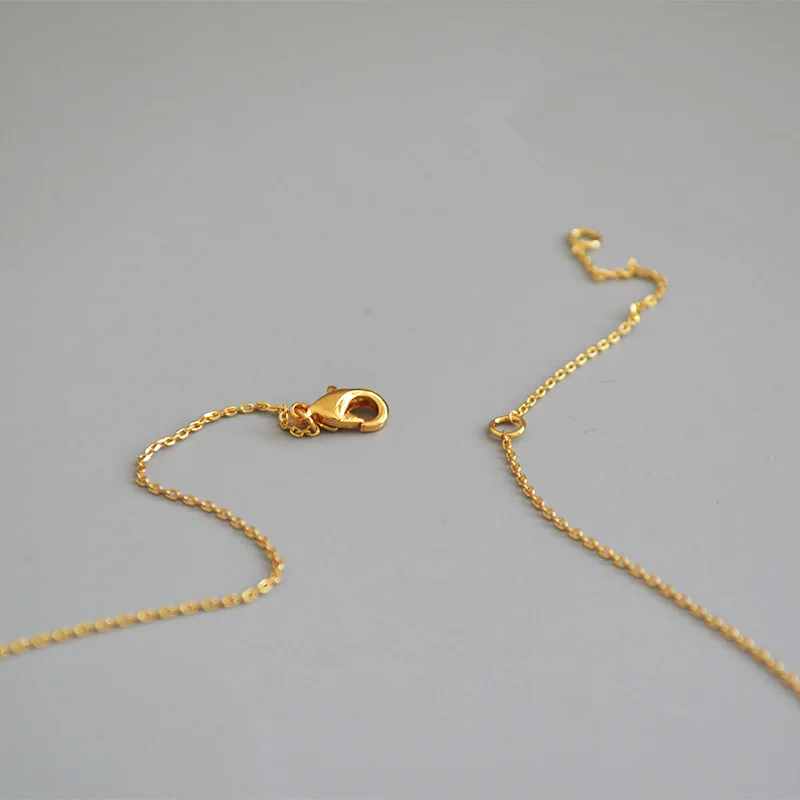 Freshwater pearl necklace brass chain 18k gold plated jewelry luxury pearl necklace