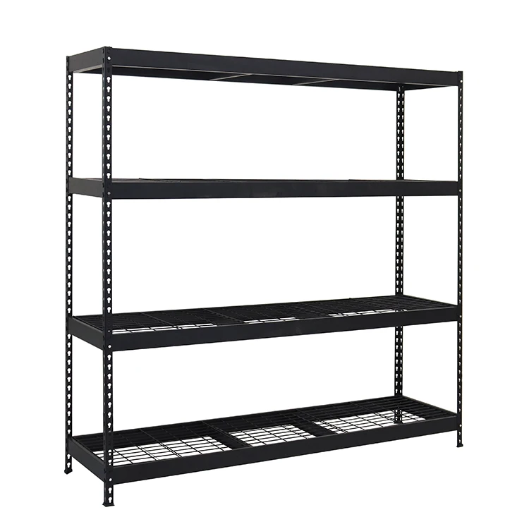 Installation 1.5m Beams for 400kg Load Racks Boltless 4-shelf Shelving Medium Duty Shelf