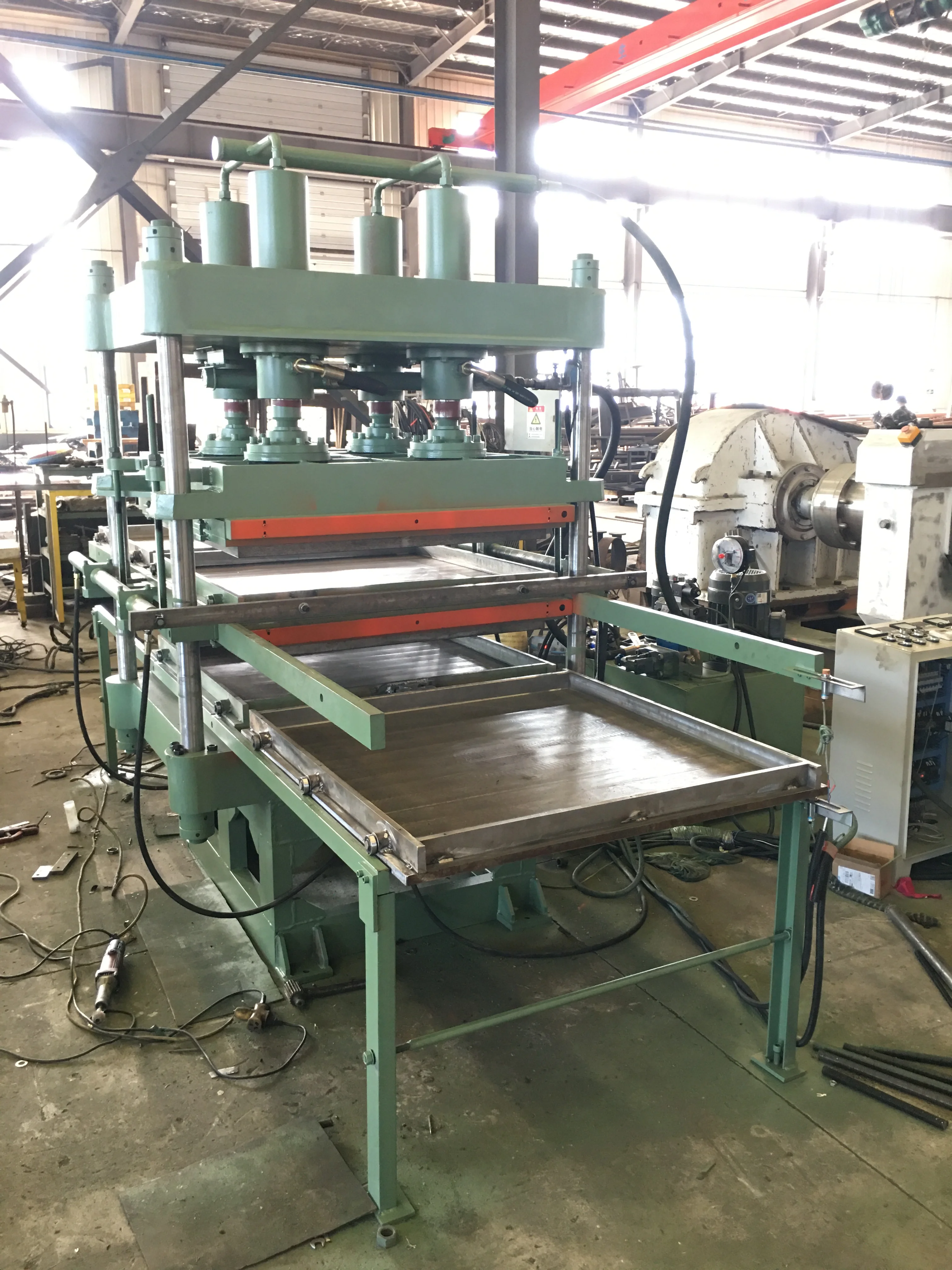 Hot sale rubber tile vulcanizing press manufacturing product making machinery