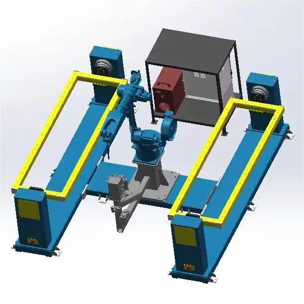industrial Factory supply 800kg 2500*800mm Turntable Axis load 300-1000kg other welding equipment