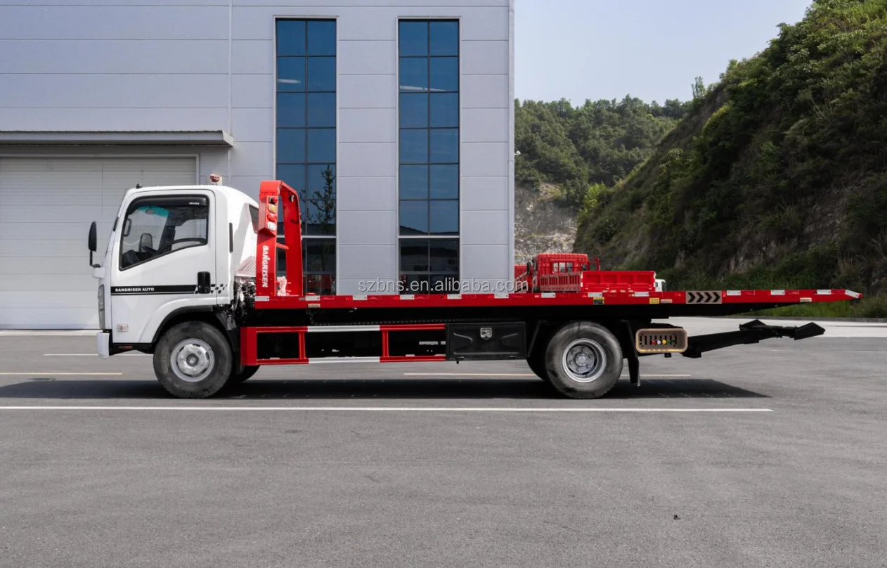 5 тонн аварийно-спасательные эвакуаторы ISUZ 5.2L NPR NQR NKR грузовики перевозят 2 машины с новой платформенной системой Лидер продаж