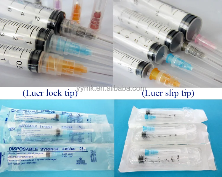 Медицинский одноразовый шприц для инъекций 20 мл