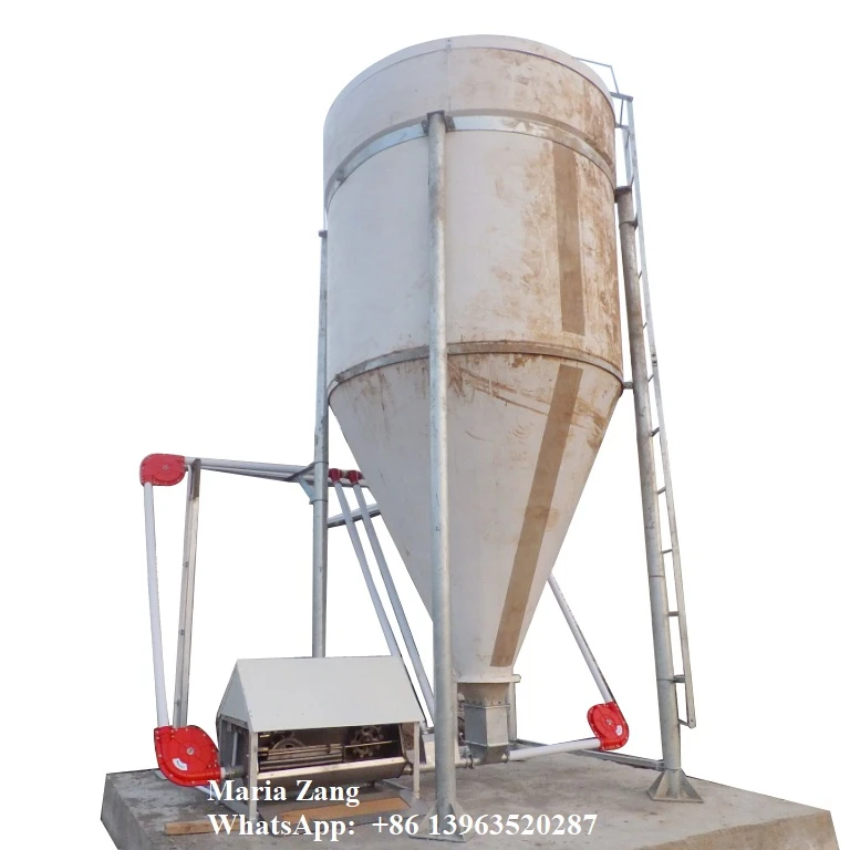 Pig Automatic feeding system Fiberglass reinforcing plastic Silo FRP silo for pig farming equipment