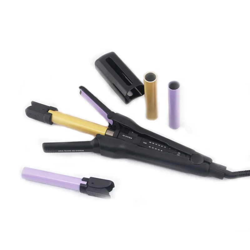 
4D stick hair curler electric curling iron hair style for Salon and household hair crimper professional permanent perm 
