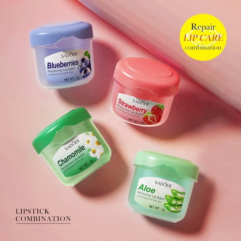 7g Natural Vegan Anti Cracking Honey Lip Balm Moisturizing Lipstick Base Moisturizer Makeup Lip Care Petroleum Jelly Lip Balm