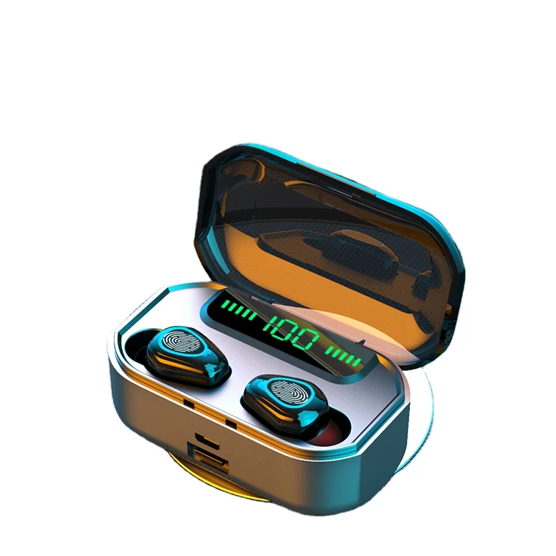 
G20 Earphones Headphone TWS Stereo Earphone Headset Mini Binaural in-Ear Wireless Earphone Earbuds Long Standby Gaming Music 