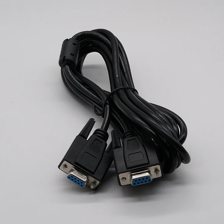 Spot Goods Hot Sale Standard Db9pin Cable Null Modem Cable Display Screen Extension Electrical Wire Harness