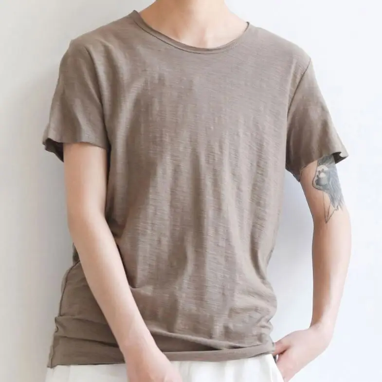 2022 100 % hemp 90s t shirts knit fabric wholesale 220 gsm sweatsuits wholesale blank packaging organic