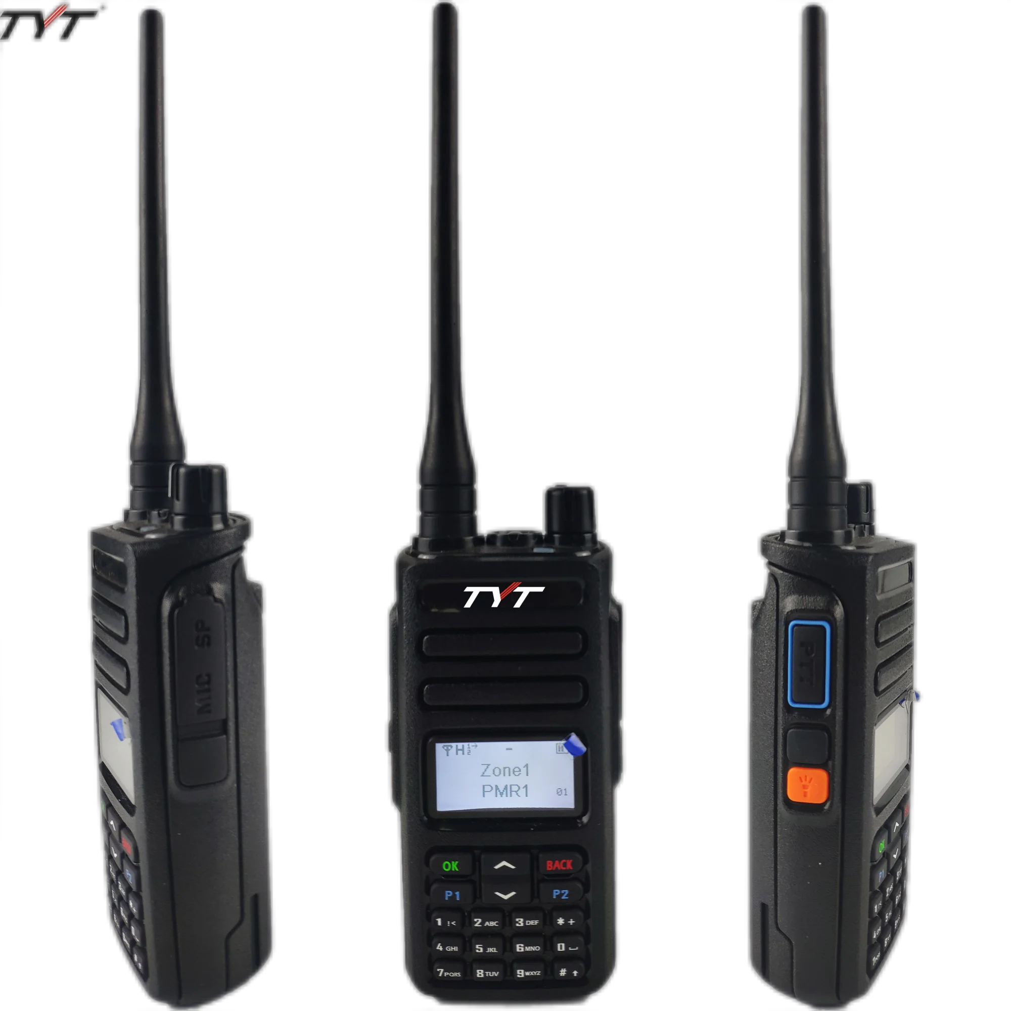 Dual band digital walkie talkie 5W dmr transceiver with earphone & CPS MD-750