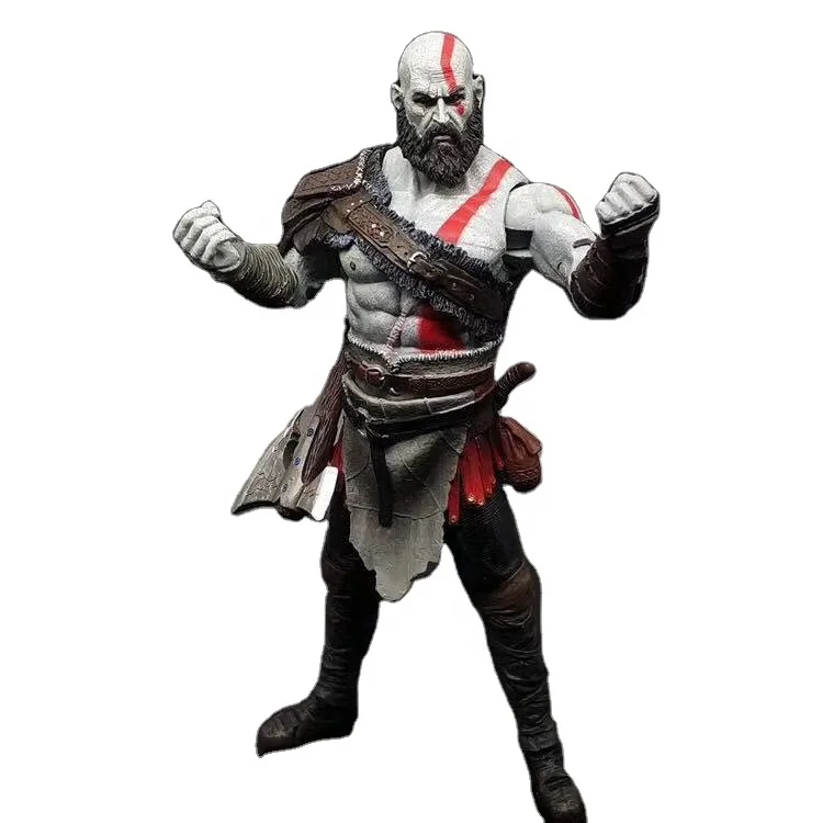 NECA God of War Kratos Father and Son Edition Atreus 7-inch Action Figure Pack in Bag