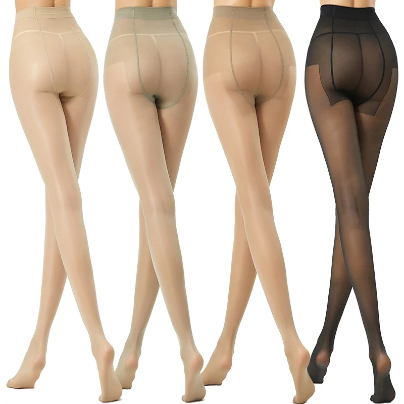 Wholesale/Custom Japanese Sexy Tube Pantyhose Seamless Pantyhose Transparent Multiple Colors Sheer Women Pantyhose