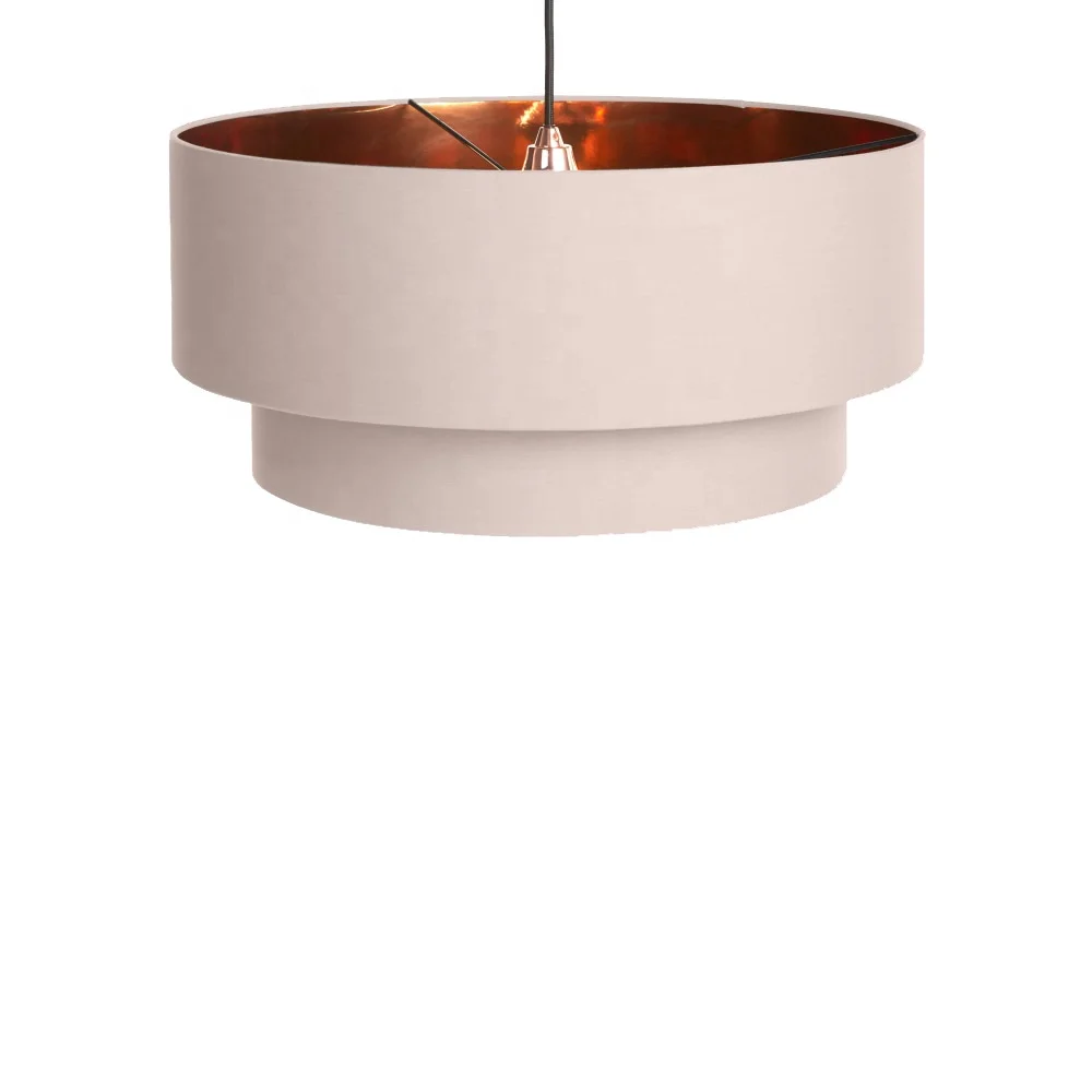 Modern  European Pink  pendant light shade round lampshades for indoor home