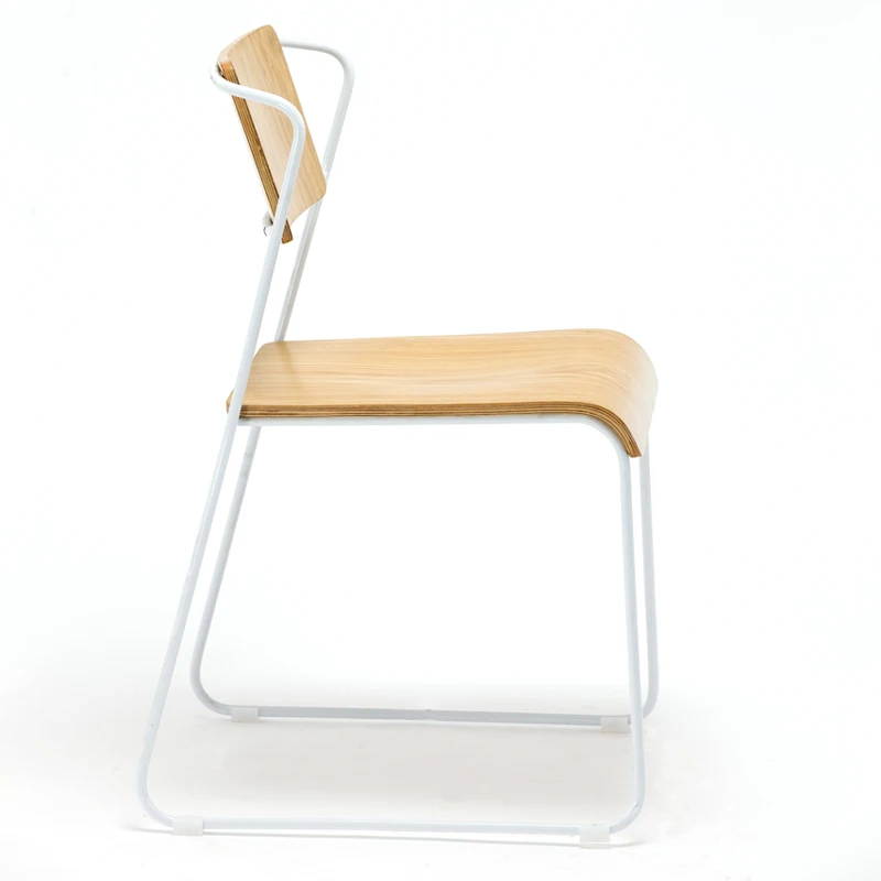 Bistro plywood dinning chair, modern cafe chair, restaurant stackable standard chair