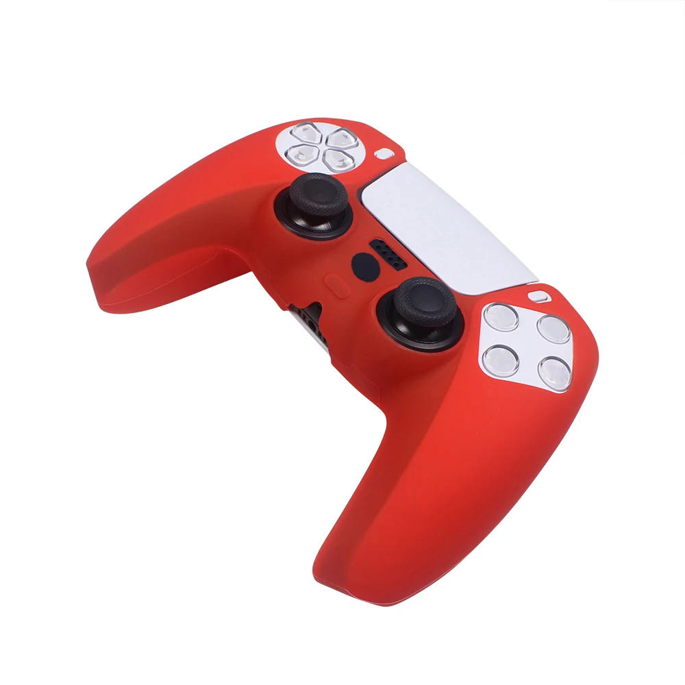 Силиконовый чехол для Ps5 красный контроллера Sony Playstation 5 силиконовый Ps