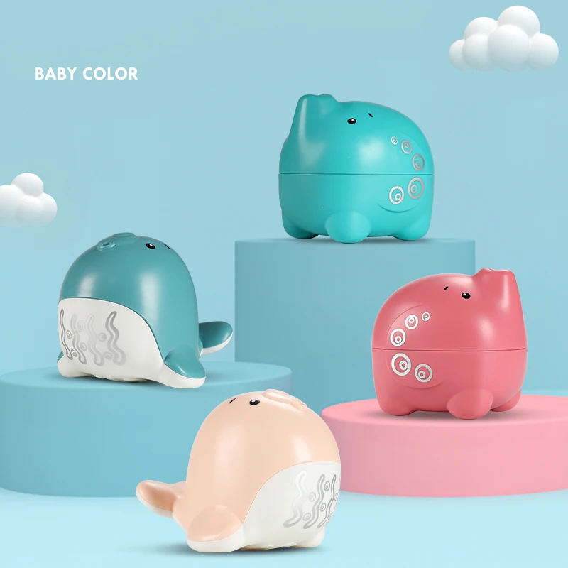 Оптовая продажа игрушки в форме капли воды Игрушки для ванны разбрызгиватель Рождественская