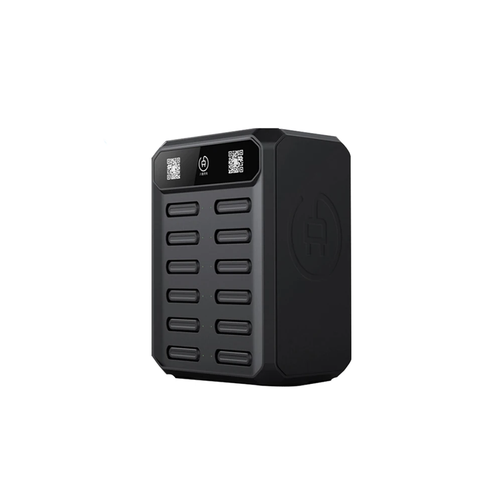 12 Port Mobile Charging Kiosk Powerbank Vending Machine 12 Slots Sharing Power Bank Rental Station