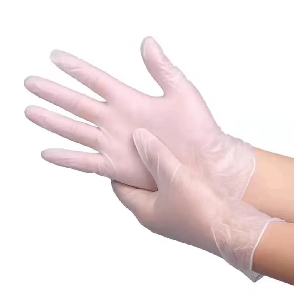 
free shipping Disposable vinyl gloves powder free 
