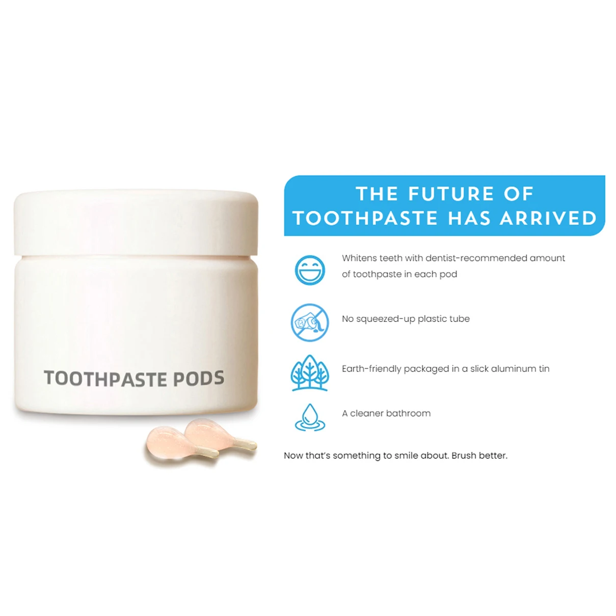 Free Samples Toothpaste Pods Private Label Tooth Cleaning Natural Organic Whitening Toothpaste