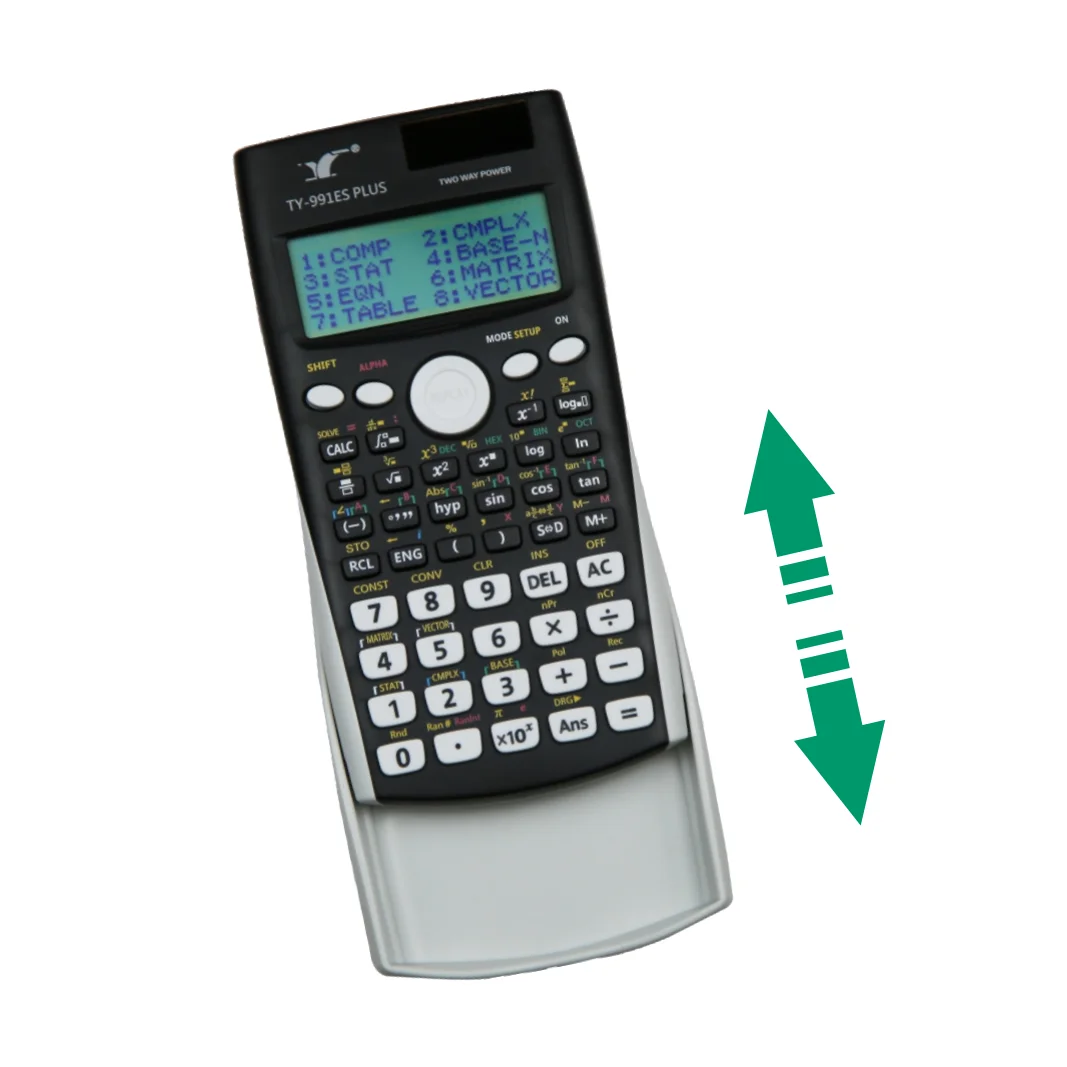 Professional FX 991ES Plus Custom Solar Electronic Scientific Calculator School Use Custom Logo Digital Students Mathematics