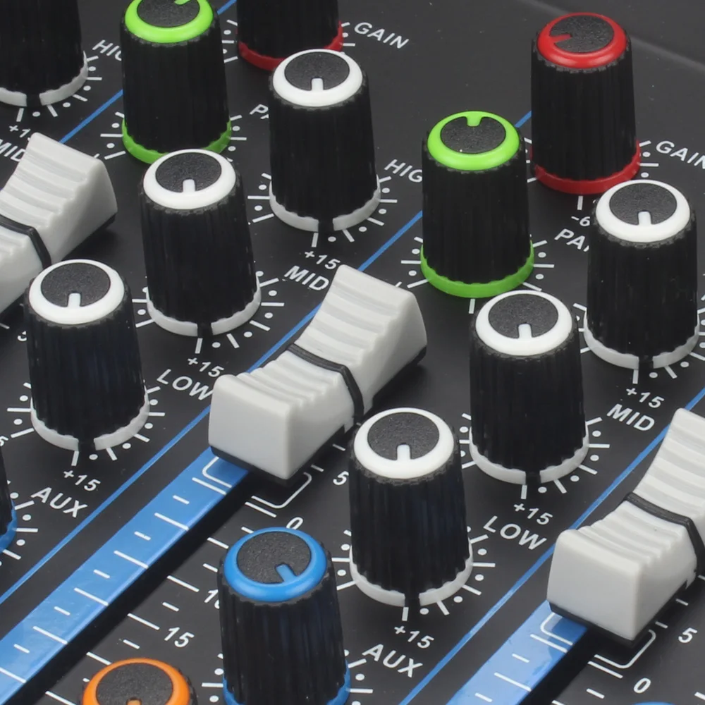 Cheap price sound mixer updated F7 series professional audio mixer console with USB mini dj mixer