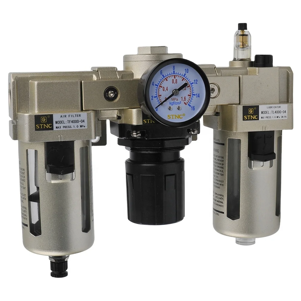 TC3000-03 series Air source Treatment triplet-automatic drain triplet type