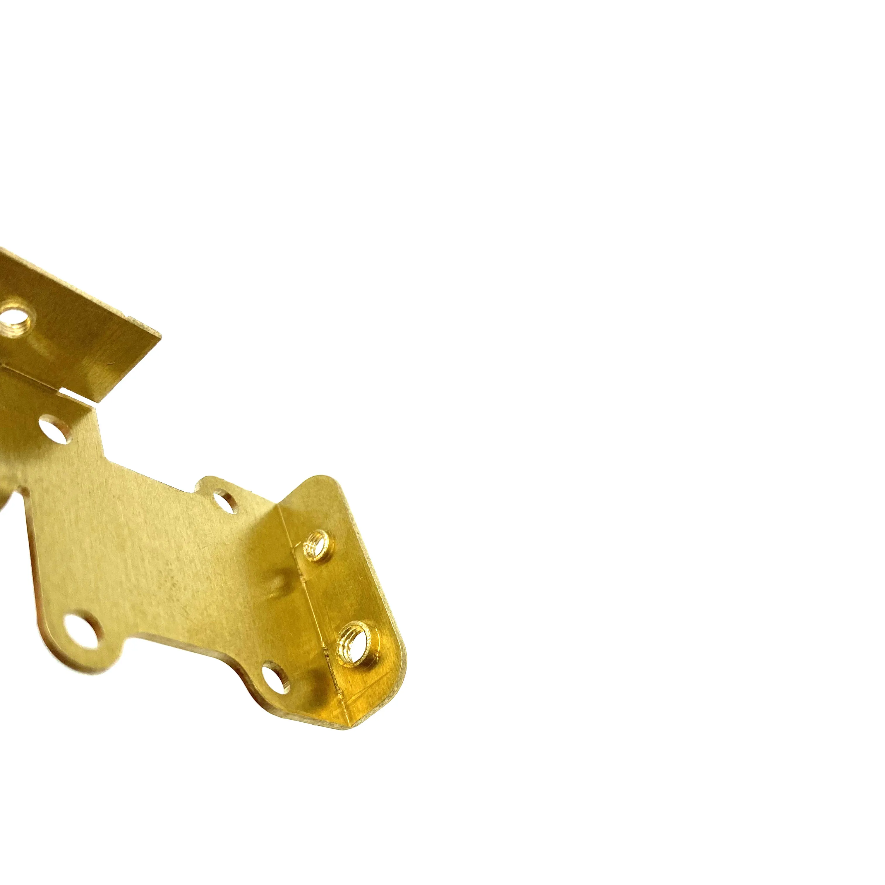 Custom Design Brass Stamping Parts High Speed Progressive Die Stamping Heat Exchanger Tab For Heat Radiation