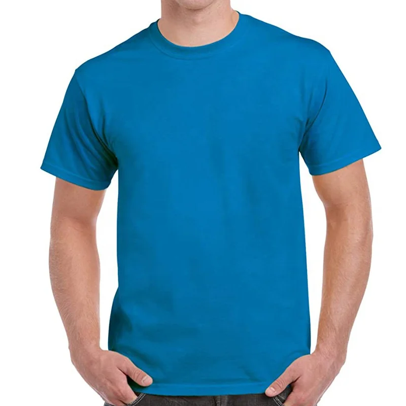 QC-Cheapest price low moq custom printing 95 cotton 5 spandex men short sleeve vintage t shirt