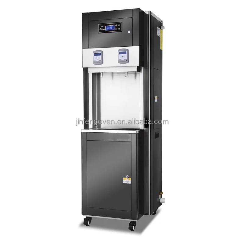 Commercial reverse osmosis water purifier / fully automatic cold and hot water compressor refrigeration water dispense