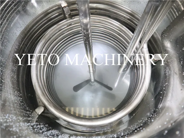 Yeto perfume machine stainless steel pneumatic mixer filter equipment perfume fragrance oil freezing making machine price
