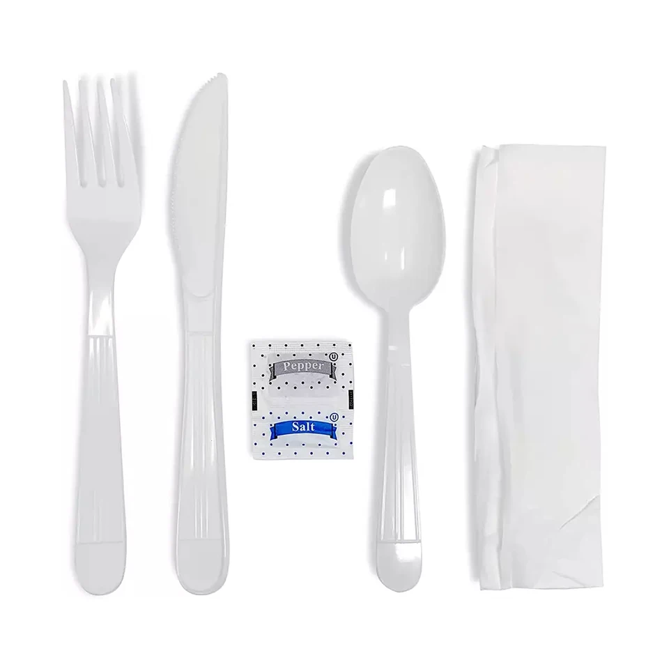 Eco-Friendly Disposable Compostable Cutlery 100% Bio-based Degradable Cutlery Spoon Fork Cutlery Eco Friendly Tableware