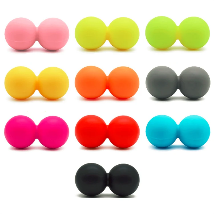 Manufacturers Direct Peanut Exercise Home Multi-Functional Yoga Roller Ball Silicone Massage Ball