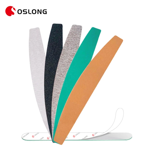 Профессиональная японская наждачная бумага Zebra с логотипом на заказ, абразивная пилка для ногтей 80/100/120/150/180