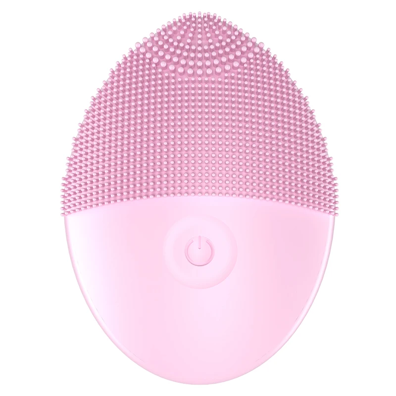 Portable Mini Waterproof Sonic Face Cleansing Washing Massage Brush Electric Silicone Facial Cleanser Brush