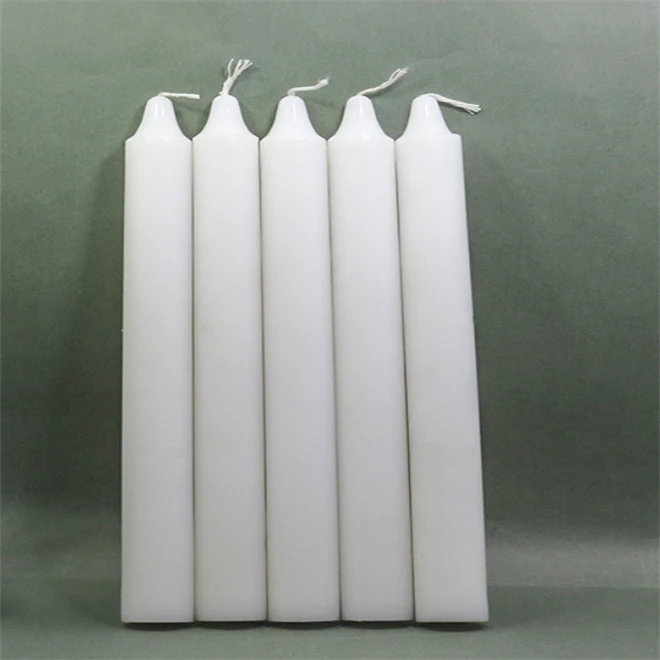 7 - 8 Hours Burning Time Taper Candle 10 Inch Taper Candles Drippless Taper Candle with straight and soft light