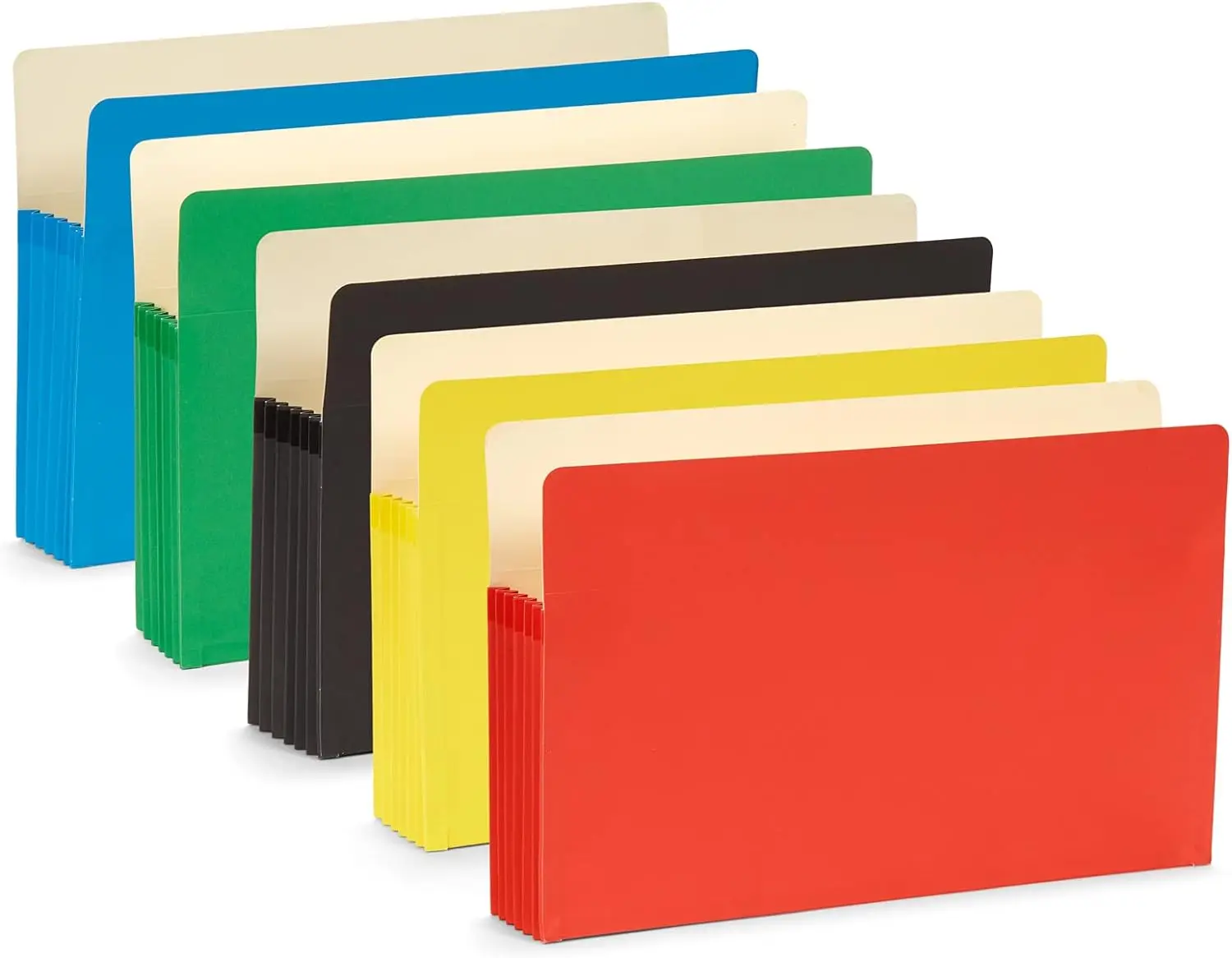 Legal Size Expandable File Folders Large Expanding File Pockets Great for Organizing Bulky Files