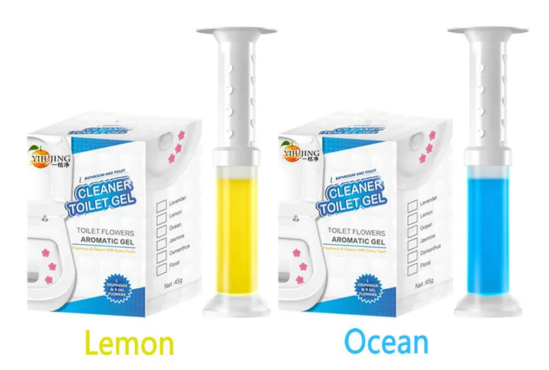 Bathroom Toilet Fragrance Deodorization Cleaner Helper Flower Gel Natural Fragrance Toilet Cleaner Deodorizer