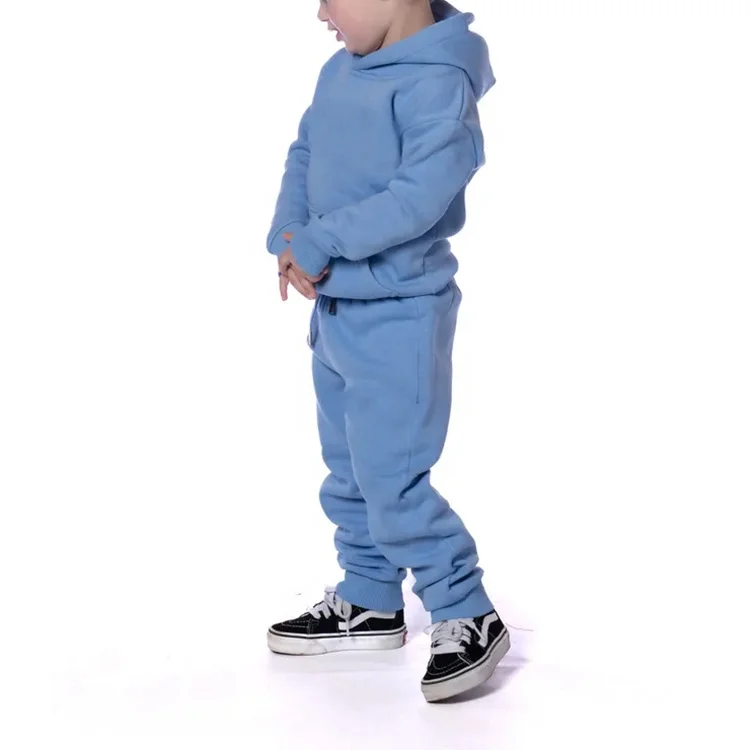 custom logo kids clothing boys cotton children hoodies sweatshirts sets fashion cheap fleece children clothing sets