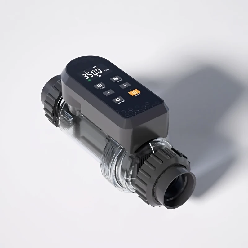 Salt Water Pool Chlorinator System,Saltwater Chlorine Generator  Easy to Install for pools of 15K gallon smart control APP(WIFI)