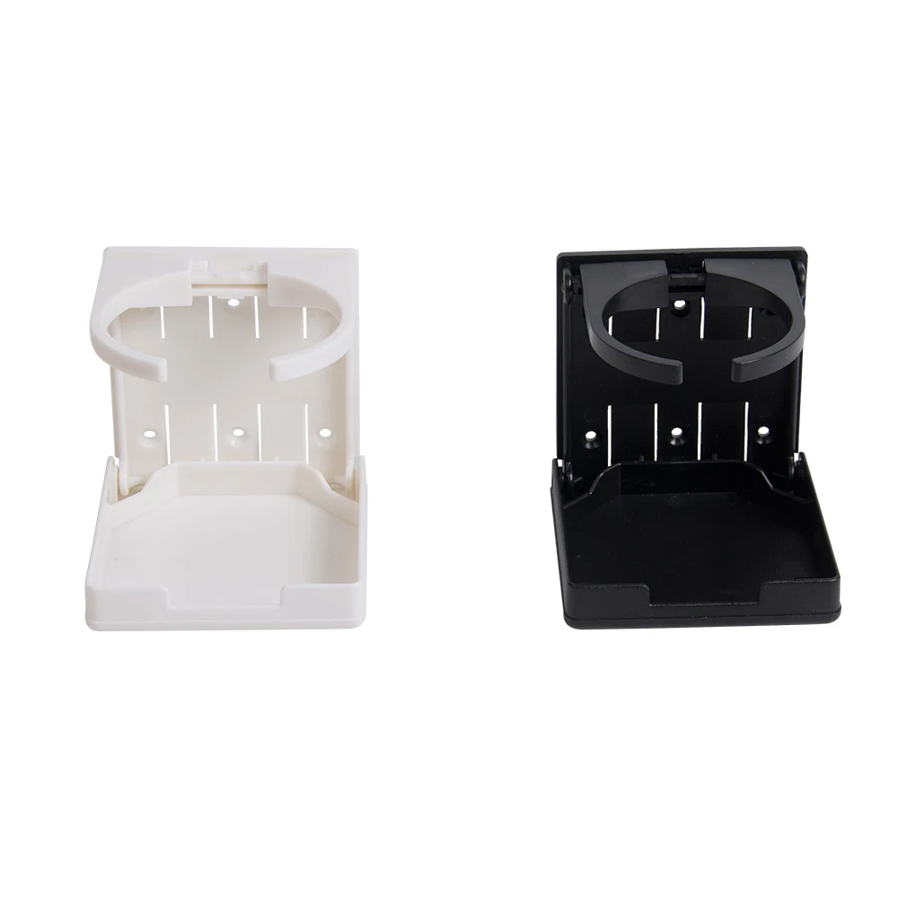 Marine Yacht Boat Car RV Plastic Folding Adjustable Boat Cup Holder Plastic Adhesive Drink Holder with Screws Beverage Holder