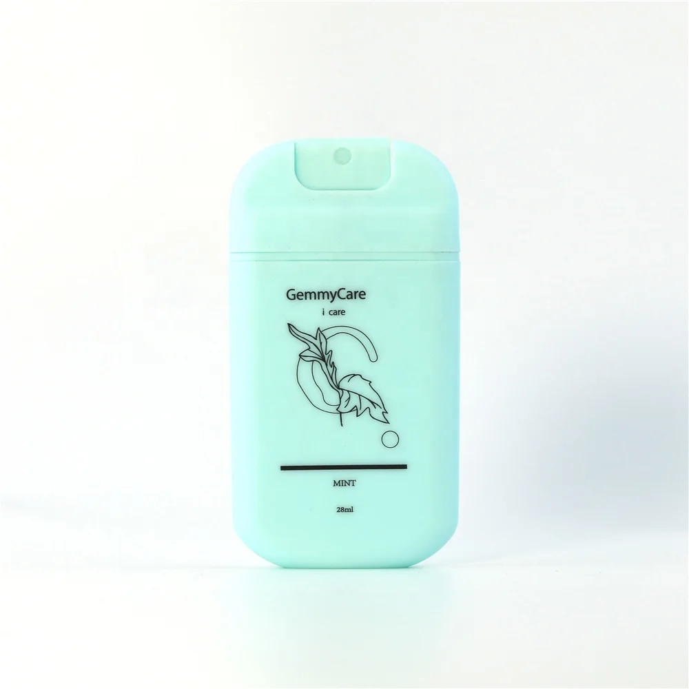 28ml/30ml Empty Bottle Perfume Alcohol Container Liquid Soap Sanitiser Spray Bottle With Silicone Case